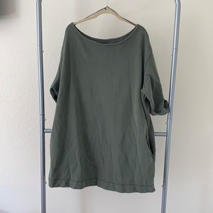 UO Olive Sweater Tunic/Dress